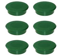 Latebebebe Copertura del Buco da Golf 6pcs 4, 5 Pollici da Pioggia Resistente alla Sola da Golf Copertura ABS Verde Sostituzione Mettono Accessori Verdi