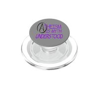 L'ateismo è il mito inteso Dibattito filosofico Testo viola PopSockets PopGrip per MagSafe