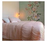 L'ATELIER 17 Completo Letto Matrimoniale con Balza Marie Claire Cotone Vari Colori Rosa