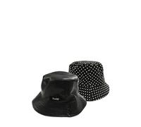 L'ATELIER DU SAC REVERSIBILE PASHBAG CAPPELLO DA BASEBALL UNISEX CASUAL A POIS NERO