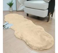Latepis Tappeto Beige 60x180 cm Tappeto Corridoio Salotto Morbido Camera Da Letto Moderno Rug Aspetto Pelliccia