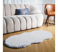 Latepis Tappeto Grigio 60x120 cm Tappeto Salotto Corridoio Morbido Camera Da Letto Moderno Rug Aspetto Pelliccia