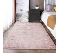 Latepis Tappeto Rosa Tappeto Morbido 90x150 cm Salotto Camera Da Letto Moderno Peloso Carpet Aspetto Pelliccia