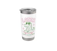 Later Gator School's Out for Summer Last Day of School Bicchiere termico in acciaio inox doppia parete
