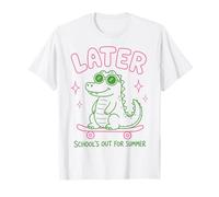Later Gator School's out for Summer Last Day of School Maglietta