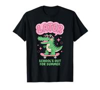 Later Gator School's out for Summer Last Day of School Maglietta