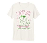 Later Gator School's out for Summer Last Day of School Maglietta Premium