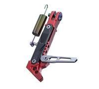 Lateral Stand Accessori Universali Per Moto Cavalletto Laterale Supporto Per Piede Per Per Scooter(L4 Black Red)