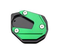 Laterale Cavalletti Piastra Di Supporto Cavalletto Laterale Per Moto Per K&awasaki Z650 Z900 RS SE Z800 2017-2024 Piedino Di Estensione Del Supporto Allargato Supporto Estensione(VERDE)