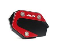 Laterale Cavalletti Supporto Ingranditore Piastra Supporto Per Estensione Del Cavalletto Laterale Per Moto, Allargato Per R3 R25 15-18(R3 Red)