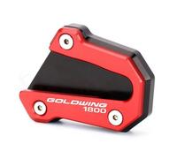 Laterale Cavalletti Supporto Per Cavalletto Laterale Per H&onda GL1800 Goldwing 1800 2018-2022 Piede Di Estensione Piastra Di Supporto Allargata Supporto Estensione(Rosso 1)
