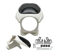 Laterale Copertura Carenatura 7 "Modifica Copertura Faro Adatta Per CB400 CB1300 Per VTEC 1-2-3-4 Faro Anteriore Carenatura Superiore Staffe Di Montaggio Per Cappuccio