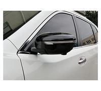 Laterale Specchi Copertura ABS Chrome Posteriore Vista Laterale Copertura Specchio Porta Trim Car Styling Maniglia Porta Per Nissan Per Qashqai J11 X-Trail T32 2015-2022 Auto Retrovisore(Nero)
