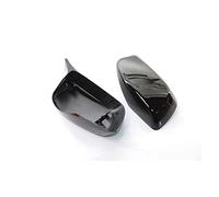 Laterale Specchi Copertura Car Rear View Door Wing Mirror Side Mirror Cover Caps Shell Case Per BMW E60 E61 E63 E64 Serie 5 Modello 2004-2008 Auto Retrovisore(Gloss black-horns)
