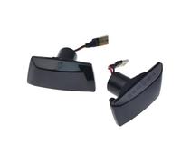 Laterali Luci Frecce Indicatore Di Direzione Laterale Lampeggiante Ripetitore Di Segnale Compatibile Con Chevy Per Orlando J309 2011-2018 OEM F16146331(Black)
