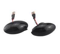 Laterali Luci Frecce Luce Di Direzione Dinamica Specchietto Laterale Lampeggiante Sequenziale Compatibile Con MINI Per Cooper Per R50 2004 2005 2006 2007 2008(Black)