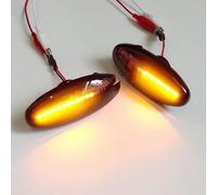 Laterali Luci Frecce Specchietto Retrovisore Luce Lampeggiante Luce Di Svolta Dinamica Per Auto Compatibile Con Nissan Per X-Trail 2007-2014 OEM 26160-8990A(Black)