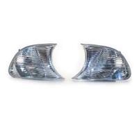 laterali luci segnalazione Compatibile Con Bmw Per E46 2 Porte 1998-2001 Indicatore Direzione Lampeggiatore Luce D'angolo Laterale Coperchio Della Lampada 1 Paio 63126904299(Pattern White)