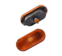 laterali luci segnalazione Compatibile Con Ford Per Focus MK2 2004 2005 2006 2007 Luci Di Posizione Laterali Indicatori Direzione Luci Avvertimento Alloggiamento Ricambi Auto 2 Pezzi(Yellow Lens)