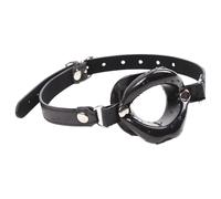 Latetobed - bavaglio in silicone a forma di bocca (nero)