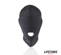 LateToBed BDSM Line Eyes Cover Hood Black