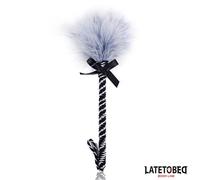 LateToBed BDSM Line Feather Tickler with Bowknot 25cm