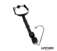 LateToBed BDSM Line Mouth Gag With Cuff And Anal Hook