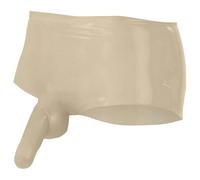 LATEX - boxer con guaina pene - trasparente
