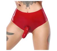 LATEX - dildo realistico inferiore (rosso)