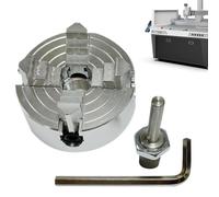 Lathe Chuck, 4 Jaw Electric Drill Accessory Replacement Parts, Metal Lathe Chuck For Home Workshop Garage Model Making Projects Machinery Metal Processing Precision Clamping Tool Industrial Use