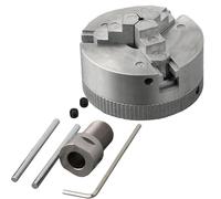 Lathe Chuck Set, Self-Centering Chuck, High-Precision Metal Turning Clamp, 7x5x1cm Ideal for Small Lathes, Milling Machines and Projects Clamping Range
