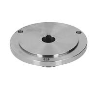 Lathe Faceplate 130mm | High Manganese Steel 3 Hole Design for K11-130 / K12-130 / K72-130 | Firm Connection & Easy Removal for Woodworking & Metalworking (30mm)
