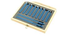 Lathe turning tools, Punte con punta in carburo P30 da 8/10/12 mm - Mini set di utensili for tornitura, taglio, foratura e filettatura for tornio in metallo ，for parts(8x8mm)