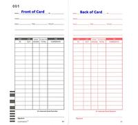 LATHEM Barcode Time Cards, per l'uso con orologi LATHEM DCR & 7500E Time, 17,8 cm, confezione da 100 (E7-100), confezione da 2