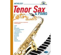 Latin duets tenor sax & pf+cd: Anthology Duets