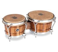 Latin Percussion Bongo 60° Anniversario Leggende John Rodriguez, legno zebrano LP201A-JR60