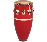 Latin Percussion Conga Galaxy in fibra di vetro Quinto 11" LP808X-ARG, Arena Red Sparkle, Hardware oro
