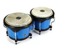 Latin Percussion Discovery Series 6-1/4" e 7 1/4" bongo con borsa per il trasporto inclusa, colore blu (LP601D-DB-K)