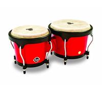 Latin Percussion LPA601F-RD LP Aspire - Bongos in fibra di vetro, colore: Rosso/Nero