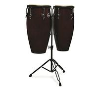 Latin Percussion LPA647-DW - Tamburo conga in legno scuro, colore: Nero