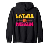 Latina Medico Infermiera Studente di Medicina Assistenza Sanitaria Org Felpa con Cappuccio