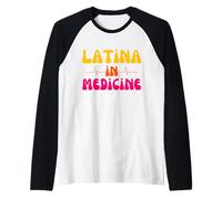 Latina Medico Infermiera Studente di Medicina Assistenza Sanitaria Org Maglia con Maniche Raglan