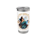 Latina Mermaid Introvert non vuole essere dove sono le persone Bicchiere termico in acciaio inox doppia parete