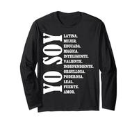 Latina Power Hispanic Heritage Month Latinx Chingona Cabrona Maglia a Manica