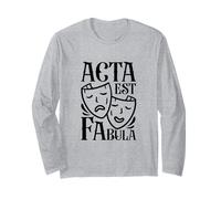 Latino - Acta EST fabula Maglia a Manica