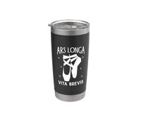 Latino - Ars longa, vita brevis Bicchiere termico in acciaio inox doppia parete