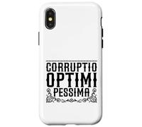 Latino - Corruptio optimi pessima Custodia per iPhone X/XS