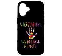 Latino Countries Happy National Hispanic Heritage Month Custodia per iPhone 16