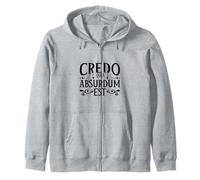 Latino - Credo quia absurdum EST Felpa con Cappuccio