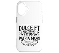 Latino - Dulce et decorum est pro patria mori Custodia per iPhone 16